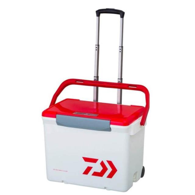 ダイワ クーラーボックス シークールキャリー2 GU2500 WH/RD