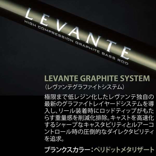 メガバス　ＬＥＶＡＮＴＥ（レヴァンテ）　ＳＰ　ＪＰ　Ｆ１−６３ＬＶＳ　（スピニング／１ピース）