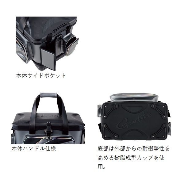 がまかつ ｇｂ３５８ がま磯クール ３６リットル ブラック ゴールドの通販はau Pay マーケット 釣具のキャスティング Au Pay マーケット店