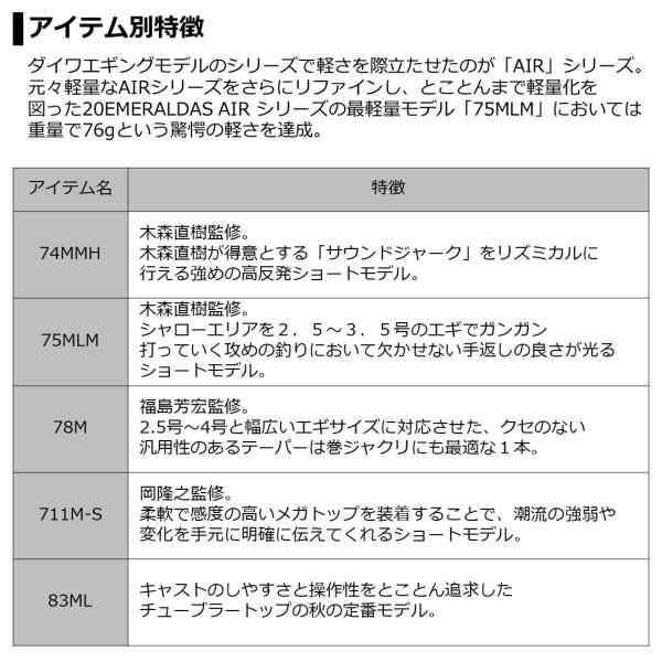 ダイワ エメラルダス ＡＩＲ ＡＧＳ ８６ＭＬ （スピニング ２ピース）の通販はau PAY マーケット - 釣具のキャスティング au PAY  マーケット店