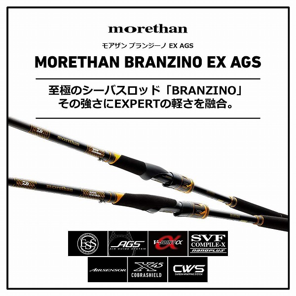 ダイワ モアザン ブランジーノ EX AGS 1010ML/M (スピニング 2ピース