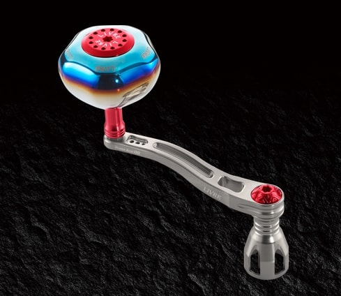 メガテック（ＬＩＶＲＥ） パワーアーム88 ダイワ18000番~20000番用左右共通 (チタンP+レッドG)