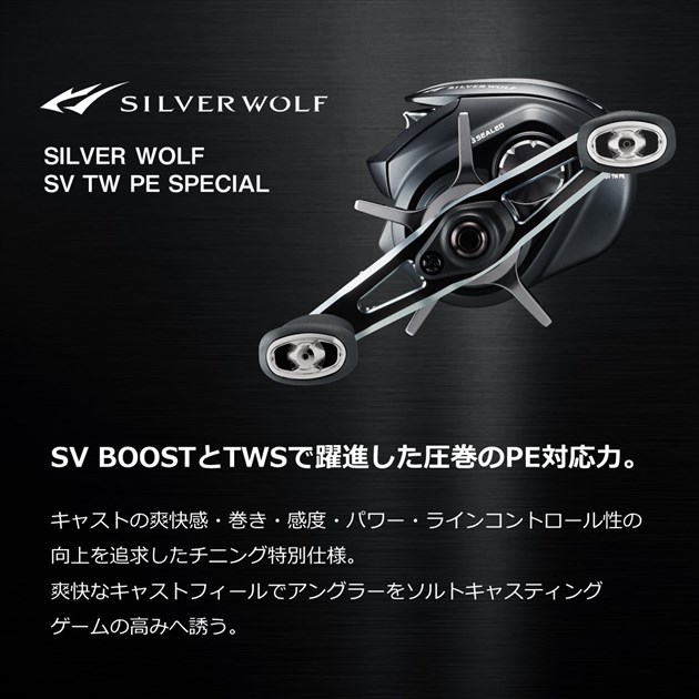ダイワ ベイトリール シルバーウルフ SV TW 1000XHL PE スペシャル(左