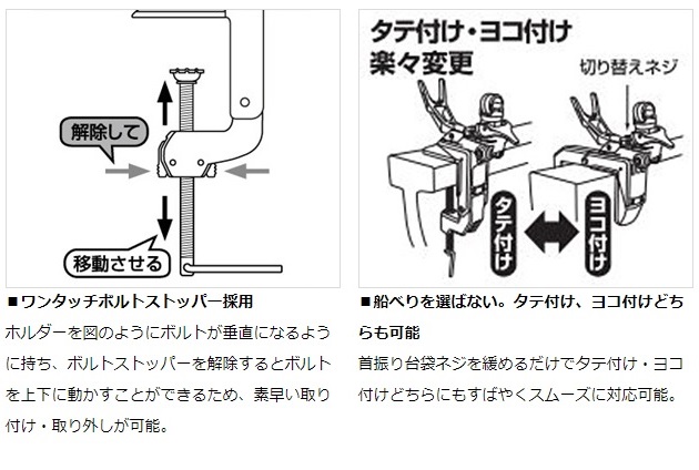 ダイワ ライトホルダーメタルα 90CH ガンメタレッド_1