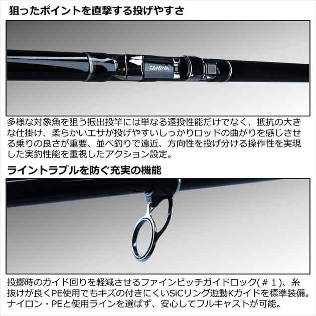 ダイワ 投げ竿 ロングビーム T 27-450Lの通販はau PAY マーケット