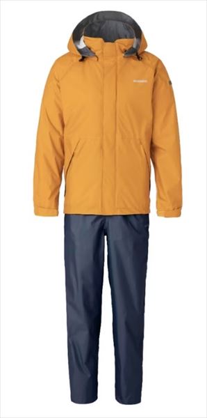 シマノ レインウェア RA-027Q DS ベーシックスーツ ドライマンゴー M