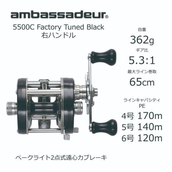 アブガルシア5500c KYさん用 アブガルシア ベイトリール 23 アンバサダー 5500C Factory