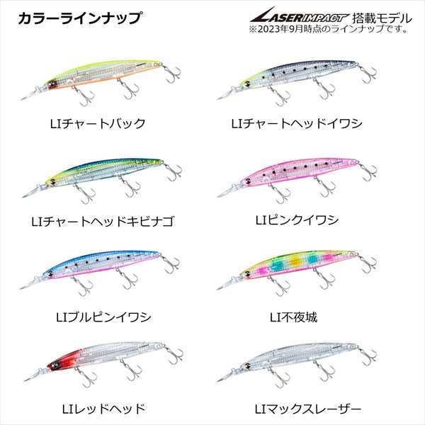 ダイワ シーバスルアー ショアラインシャイナーZ セットアッパー レーザーインパクト 125SDR-LI LI不夜城｜au PAY マーケット