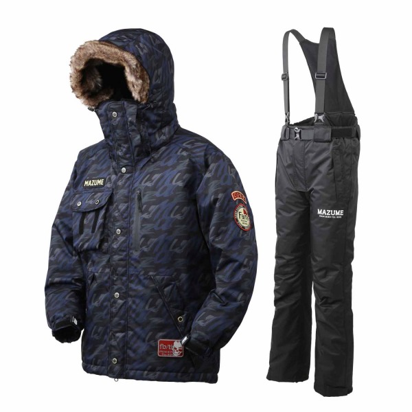 【訳あり】マズメ 防寒服アウター CORE ALL WEATHER SUIT POP マズメブラックカモ M