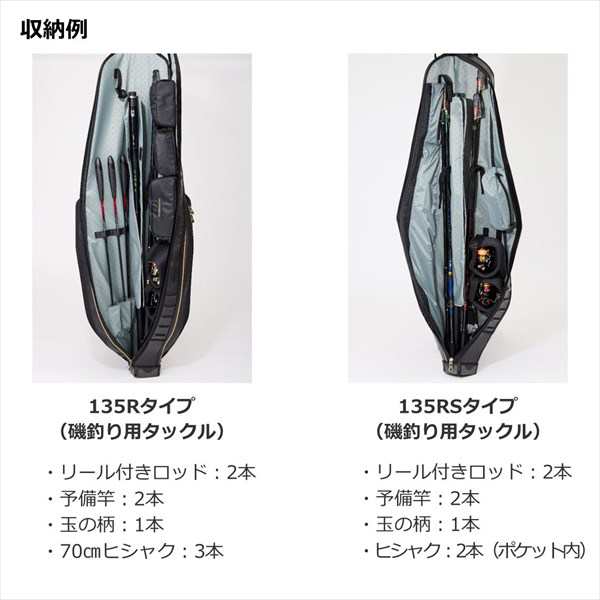 豊富な品 Daiwa ロッドケース FF135RW(K) GD - フィッシング