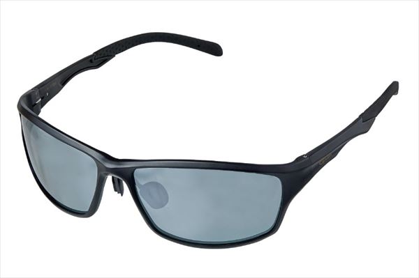 がまかつ 偏光グラス GM1784 偏光サングラス ブラックxシルバーミラー