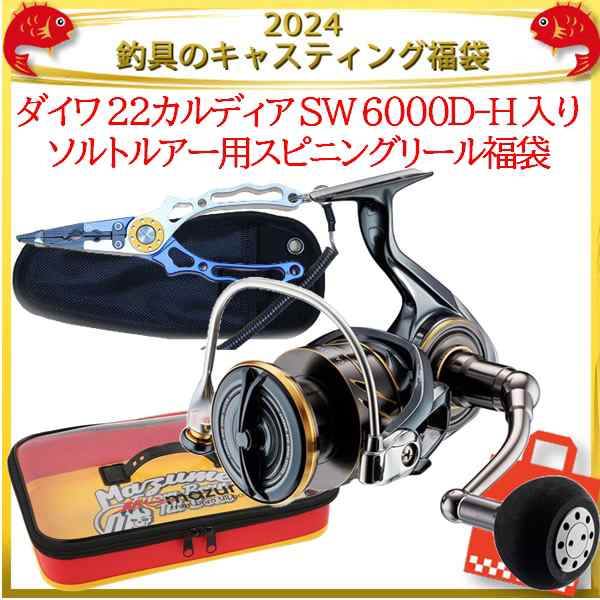 2024釣具のキャスティング福袋 ダイワ 22カルディア SW 6000D-H 入り