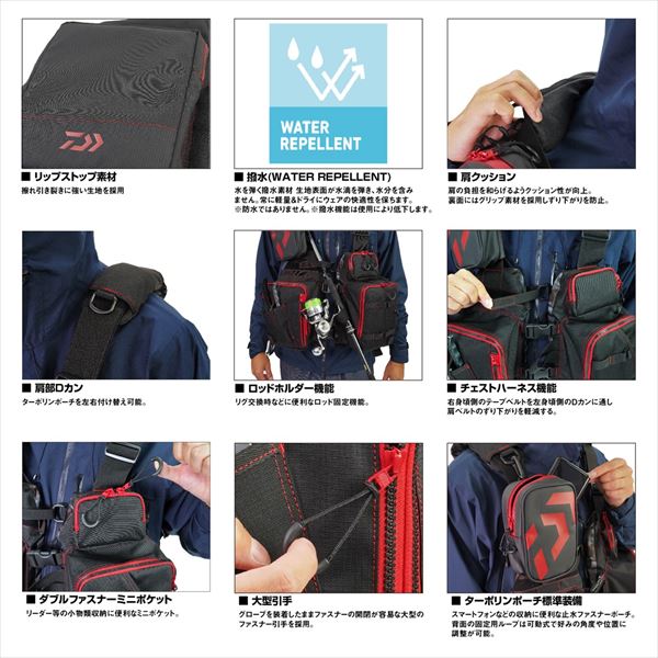 ダイワ DAIWA DF-6224 ブラックホワイト ライフジャケット DAIWA（釣り） 【現品限り】 ダイワ ライフジャケット DF-6421