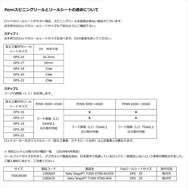 ペンリ−ル スピニングリール ペン　スピンフィッシャーVII 7500