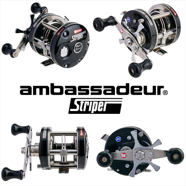 AbuGarcia アブガルシア ベイトリール AMB.5500 Striper Black　（右ハンドル）_5