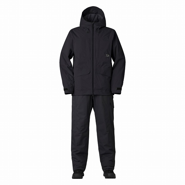 【訳あり】ダイワ 防寒服アウター DW-3224 レインマックス(RAINMAX) アングラーズウィンタースーツ ブラック 2XLの通販は