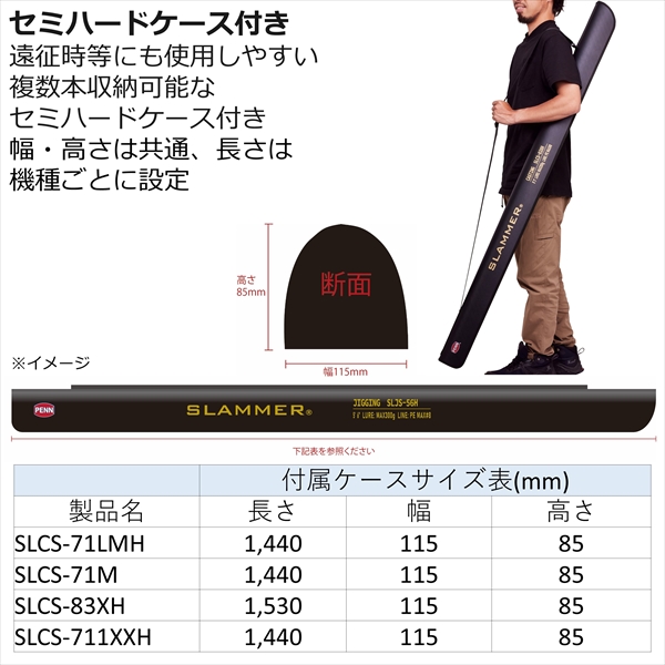 ペン PENN オフショアロッド スラマー キャスティング SLCS-83XH　（スピニング・ワン＆ハーフ）_3
