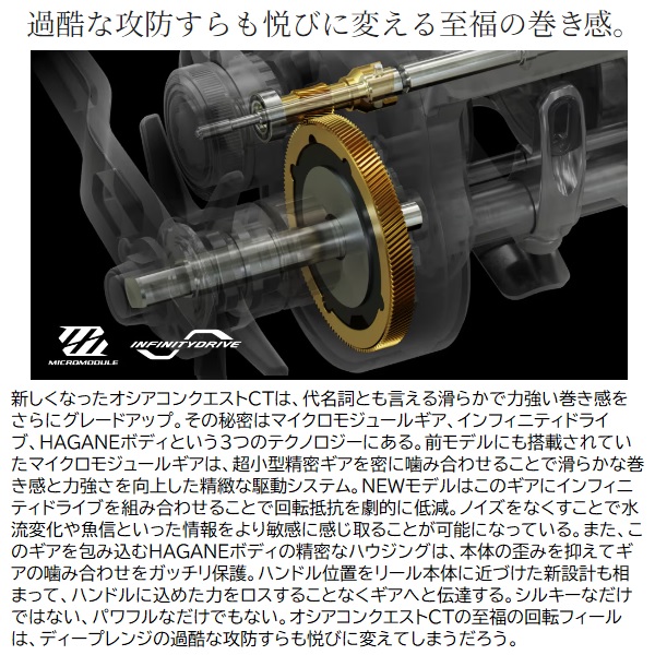 シマノ ベイトリール 24オシア コンクエストCT301MG(左)_1