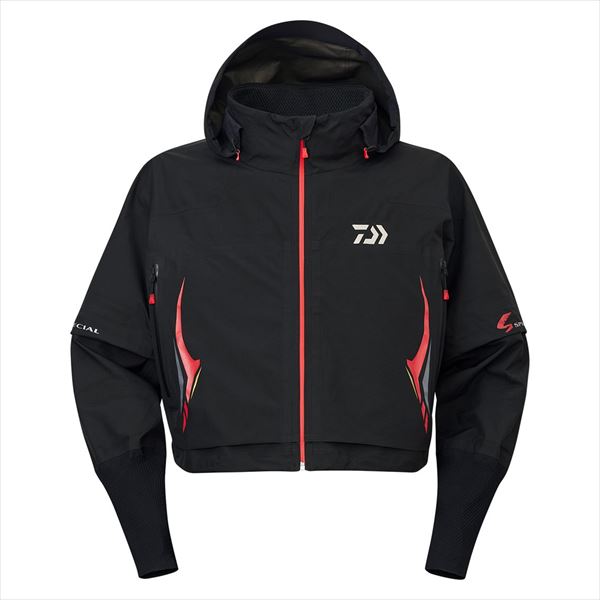 ダイワ レインウェア DR-1425J スペシャル ゴアテックス ベリーショートレインジャケット ブラック 2XL