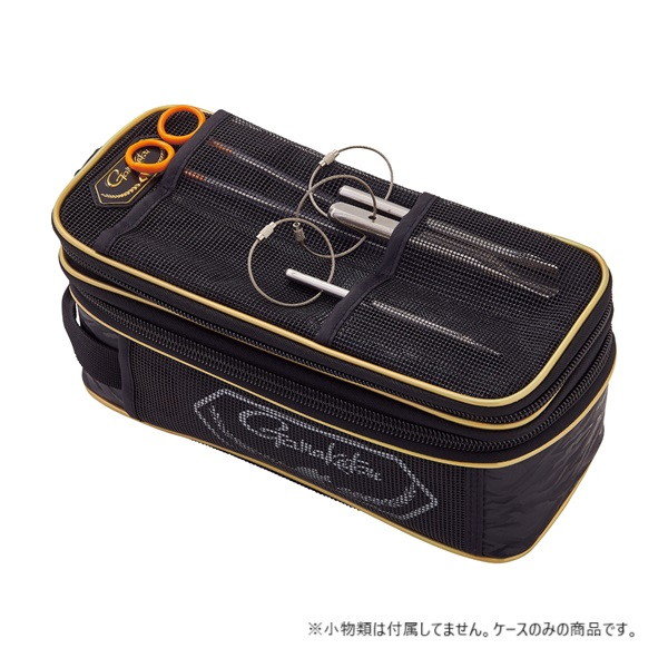 がまかつ タックルバッグ ツールメッシュポーチ(ガマ石) GM2541 ブラック