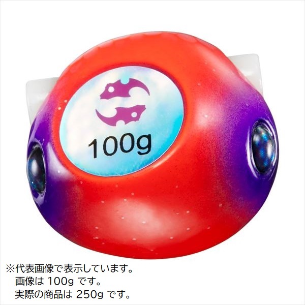 ダイワ タイラバ 鯛ラバ 紅牙ベイラバーフリーβTGヘッド250g 紅牙オレンジ