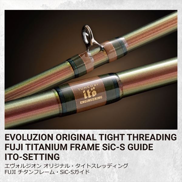 メガバス バスロッド エヴォルジオン 2025モデル (MX40) F7-72ti (ベイト 1ピース)_5