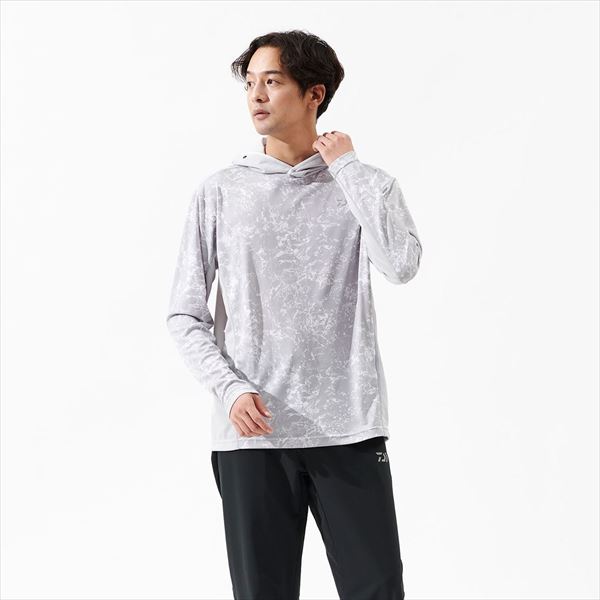 ダイワ DE-3723 フーディーゲームシャツ ボトムオーシャン M