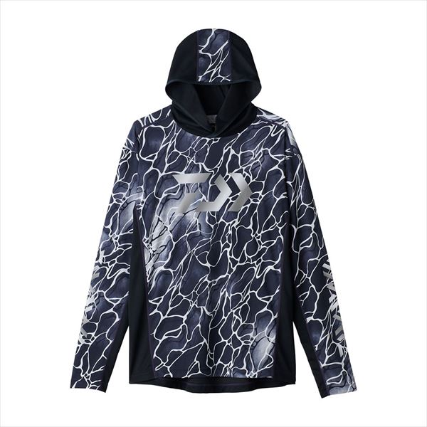 ダイワ ウェア DE-3725 フーディーゲームシャツ タイドネイビー XL