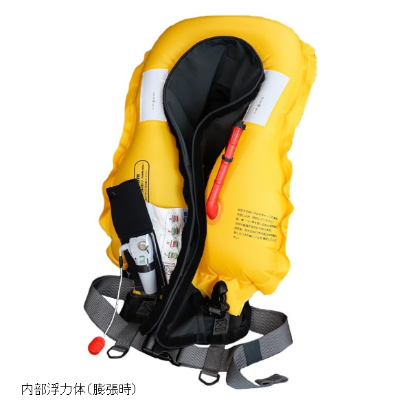 ライフジャケット アブガルシア 自動膨張式ライフジャケット桜マーク