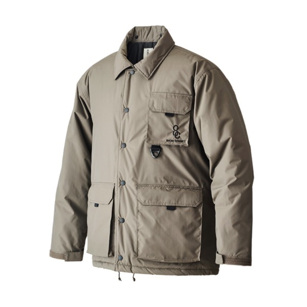 双進 防寒服アウター 10007 SCウィンターコーチジャケット ベージュ 2XL