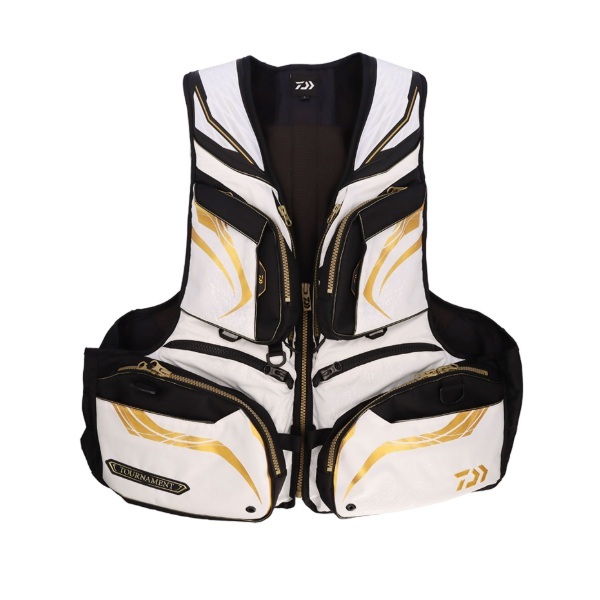 ダイワ ライフジャケット DF-3025T トーナメント バリアテック サイバーフロート ホワイト 2XL