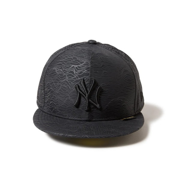ニューエラジャパン 帽子 59FIFTY GORE-TEX 2L ニューヨーク・ヤンキース Topographic surface ブラック 7 3/8 (58.7cm)