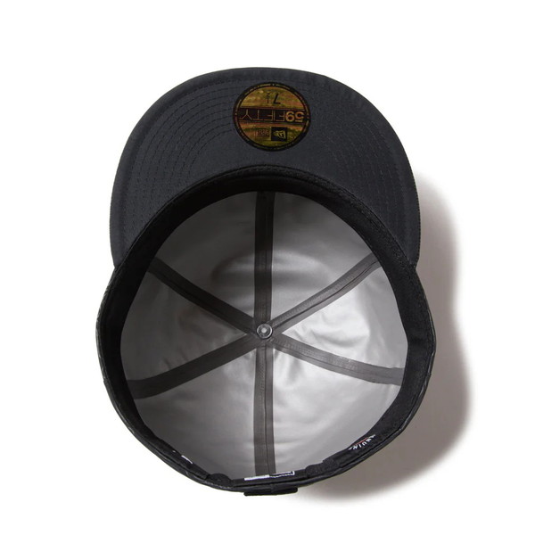 ニューエラジャパン 帽子 59FIFTY GORE-TEX 2L ニューヨーク・ヤンキース Topographic surface ブラック 7 3/8 (58.7cm)