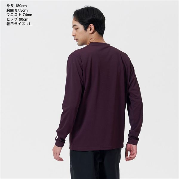 ダイワ ウェア DE-8025 クリーンオーシャンロングスリーブシャツ ライトオレンジ 2XL