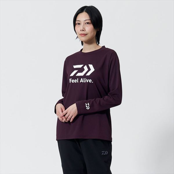 ダイワ ウェア DE-8025 クリーンオーシャンロングスリーブシャツ ライトオレンジ 2XL