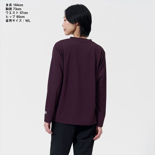 ダイワ ウェア DE-8025 クリーンオーシャンロングスリーブシャツ ライトオレンジ 2XL