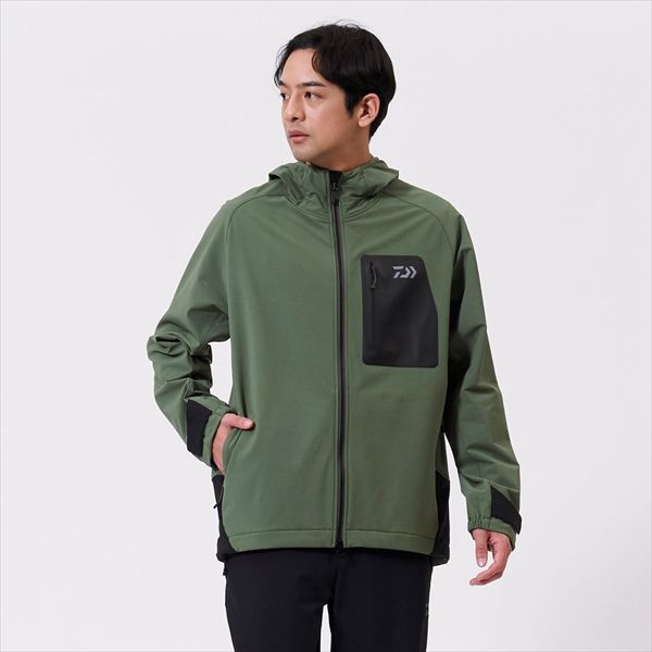 ダイワ 防寒服アウター DJ-9325 STORMFLEECE ウィンドブロックジャケット ブラック M_2