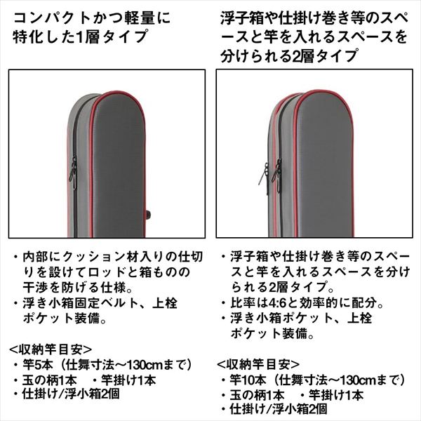 ダイワ ヘラ用ロッドケース へらロッドケース LT130-2P(D)サクラ_3