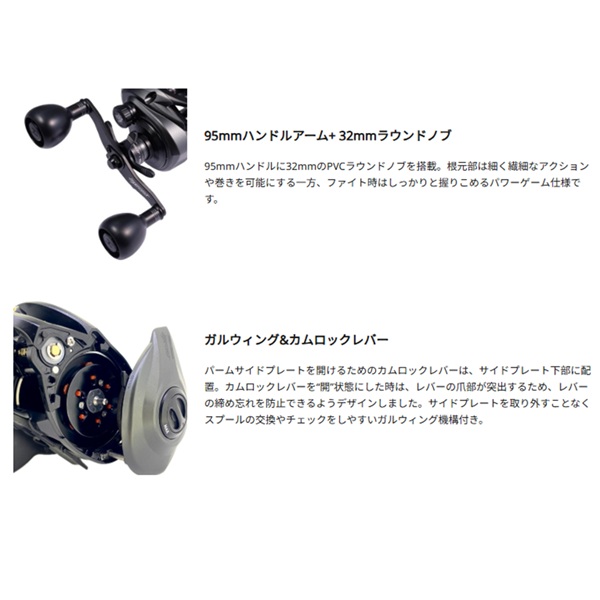 アブガルシア ベイトリール ビースト LP ビースト 300 ハイギア_6