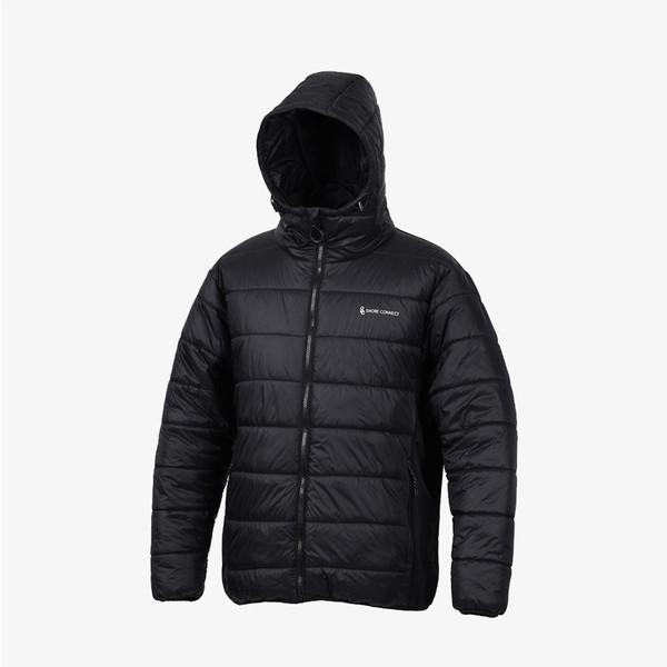 双進 防寒服アウター 10017 SC ライトウォームフーディー ブラック 2XL