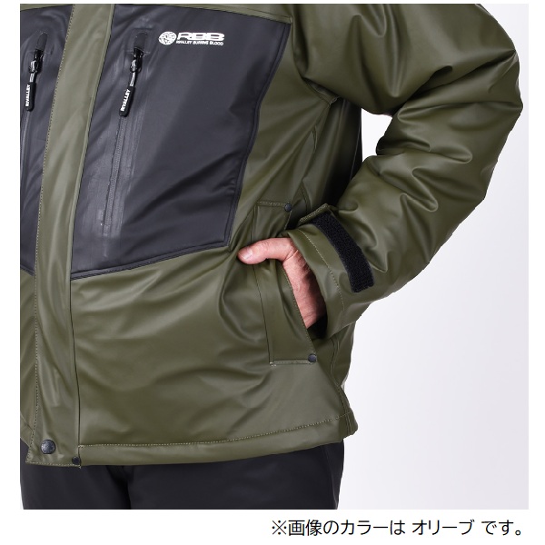 双進 防寒服アウター 7782 RBB フィッシャーマンウィンタースーツ 2 オリーブ M_2