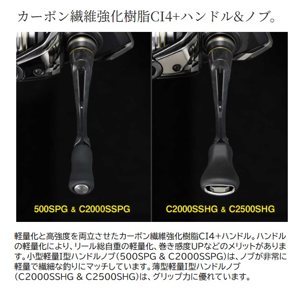 シマノ スピニングリール 25ソアレXR C2000SSHG_5