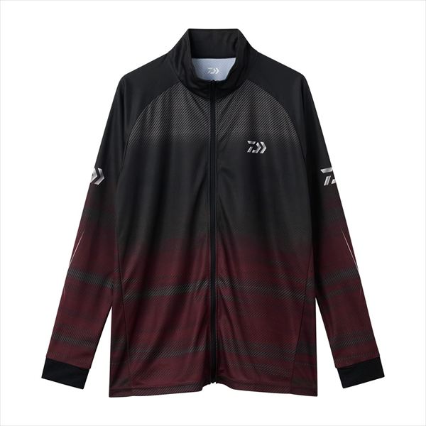 ダイワ ウェア DE-7326 ロングスリーブ ドライシャツ フルジップ レッド 2XL 6,306円