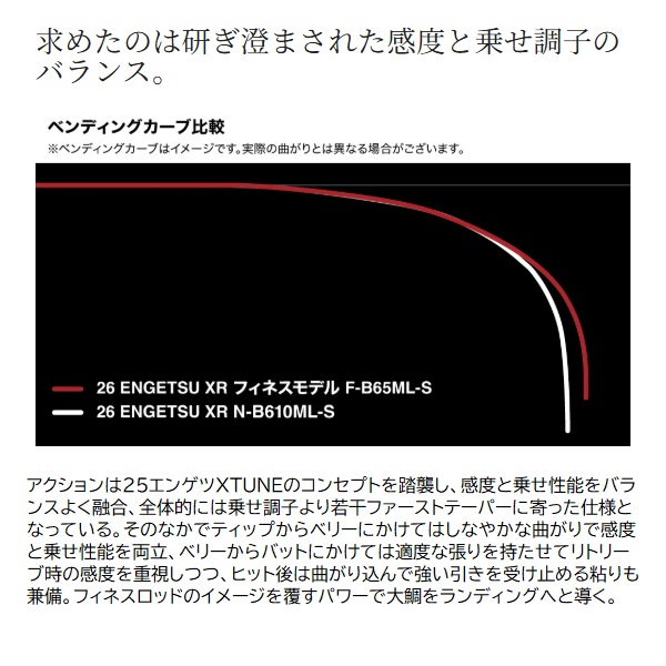 シマノ オフショアロッド 26 炎月XR フィネスモデル F-B65ML-S(ベイト 2ピース)_3