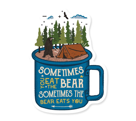 ステッカー アウトドア アメリカン おしゃれ スーツケース 車 バイク かっこいい キャンプ 動物 クマ マグカップ Vintage Outdoor Budgesの通販はau Pay マーケット アメリカン雑貨ジャンクヤード