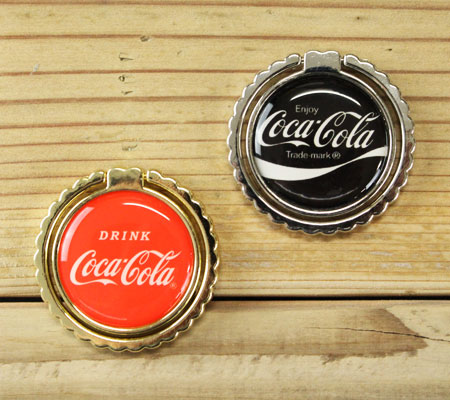 コカ コーラ スマホリング おしゃれ バンカーリング ホールドリング スマホスタンド コカコーラグッズ モバイルリングの通販はau Pay マーケット アメリカン雑貨ジャンクヤード