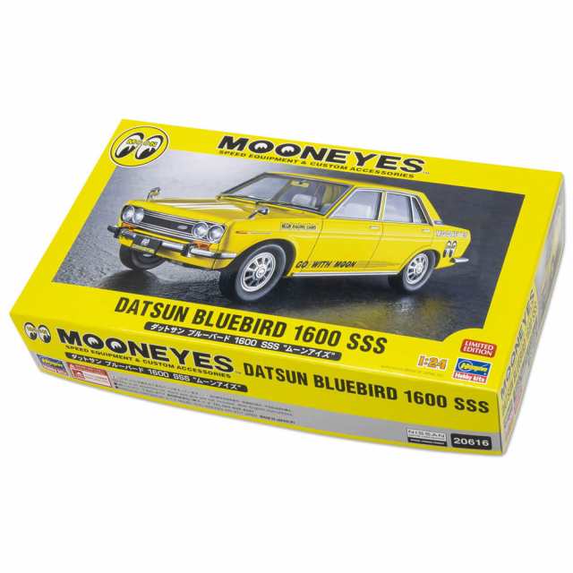 ムーンアイズ プラモデル モデルキット ダットサン ブルーバード ホットロッド カスタム アメリカ アメリカン雑貨 MOONEYES ハセガワ  1/2の通販はau PAY マーケット - アメリカン雑貨ジャンクヤード | au PAY マーケット－通販サイト