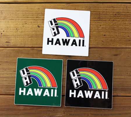 ハワイ大学 ステッカー ハワイ アメリカン 車 バイク おしゃれ かっこいい ハワイ雑貨 アメリカン雑貨 University of Hawaii  レインボー の通販はau PAY マーケット - アメリカン雑貨ジャンクヤード | au PAY マーケット－通販サイト