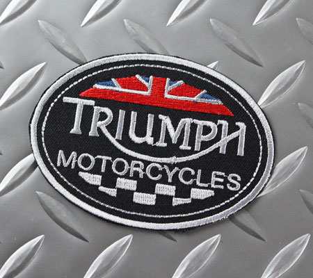 トライアンフ TRIUMPH MOTORCYCLES ワッペン アイロン 大人向け