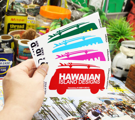 ステッカー ハワイ アメリカン 雑貨 おしゃれ アウトドア スーツケース 車 かっこいい カーステッカー ワーゲン バス サーフボード メーの通販はau Pay マーケット アメリカン雑貨ジャンクヤード